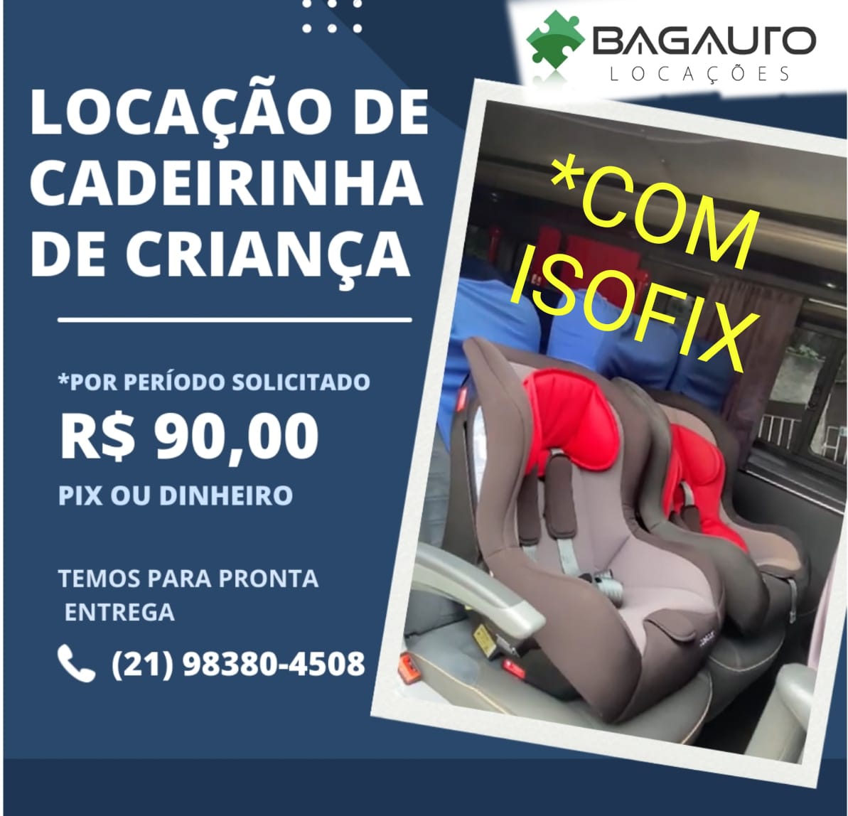 Cadeira de Criança com ISOFIX